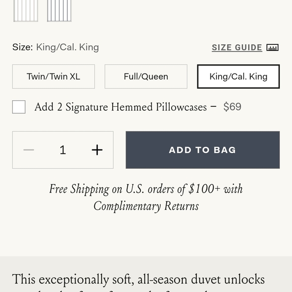 Luxurious Signature Hemmed Sheet Set - Classic White - Picture 4 of 6